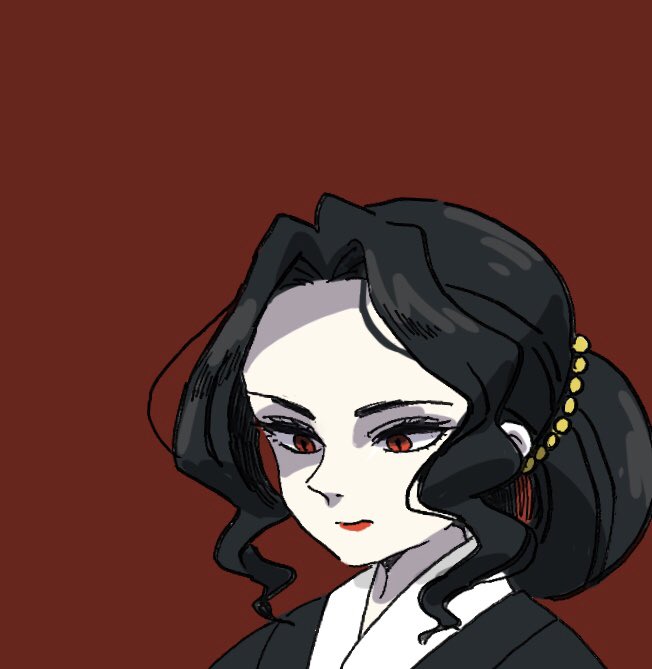 トビハゼ(絵垢)さんがTwitterに投稿した鬼舞辻無惨(鬼滅の刃)のイラスト。
