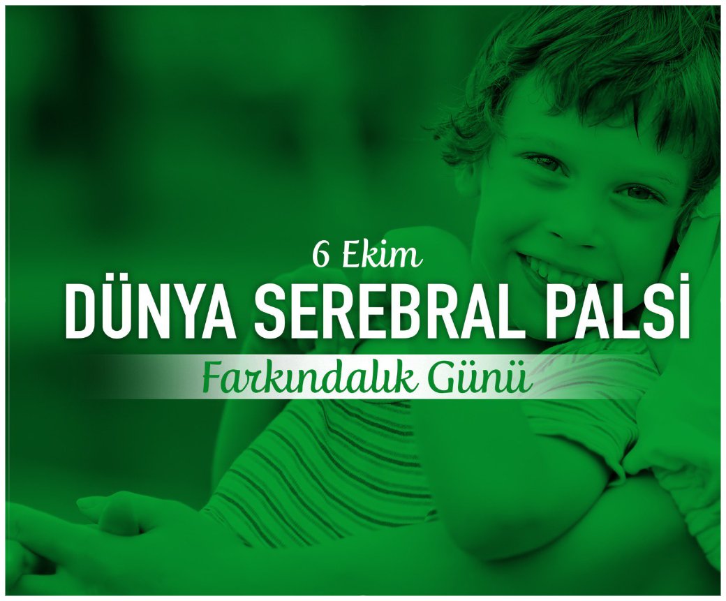 Bugün #sereblalpalsi günü #serebralpalsiyifarket Yeşil giyerek farkındalık yarat ✔️