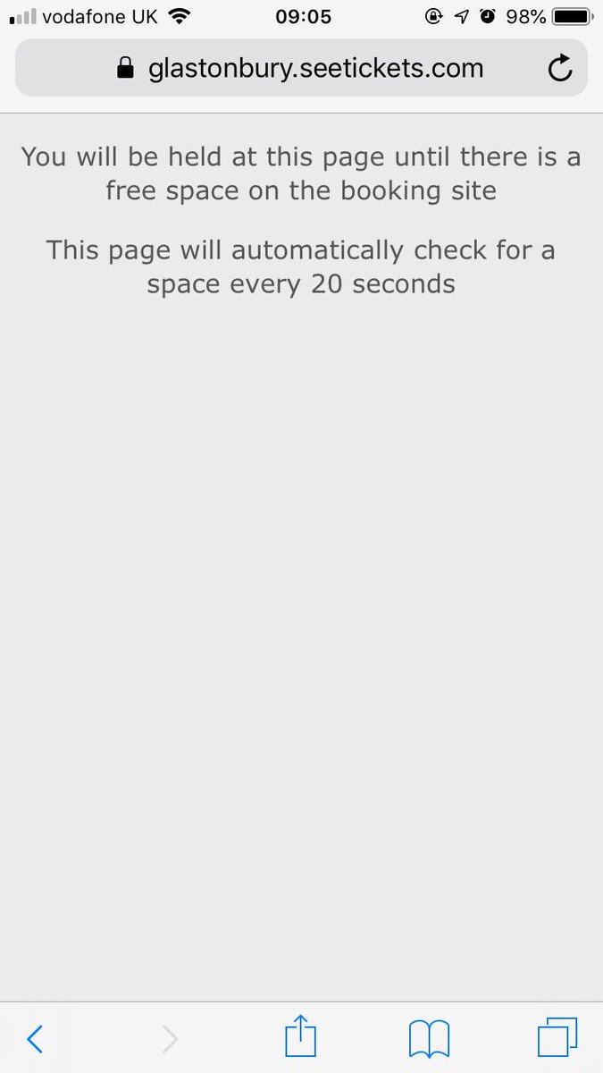 Hello darkness you old friend #GlastonburyTickets