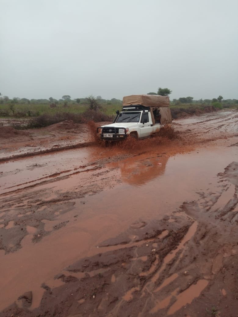GovMohamudAli's tweet photo. Accompanied by a @KenyaRedCross rep, we were traveling to Bori jct, Kinisa, Yaballo, Watiti &amp; Godoma to asses the havoc caused by floods. We had to land @ Nyeri due to rains.The county team with emergency food supplies is also stuck. We will be with our people as soon as we can. https://t.co/Xm3W8BfHg4