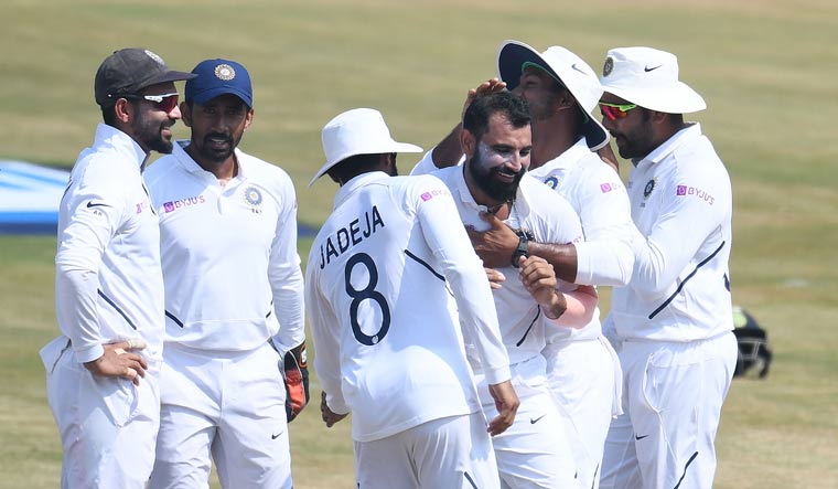 The 'Second-Innings' Shami seals India's 203-run win in Vizag. Five-wicket haul for a pacer in the fourth innings of a Test in India is a special feat and says how Mohammed Shami has gone about his game in the last couple of years. #INDvSA #SAvIND #MohammedShami #TeamIndia