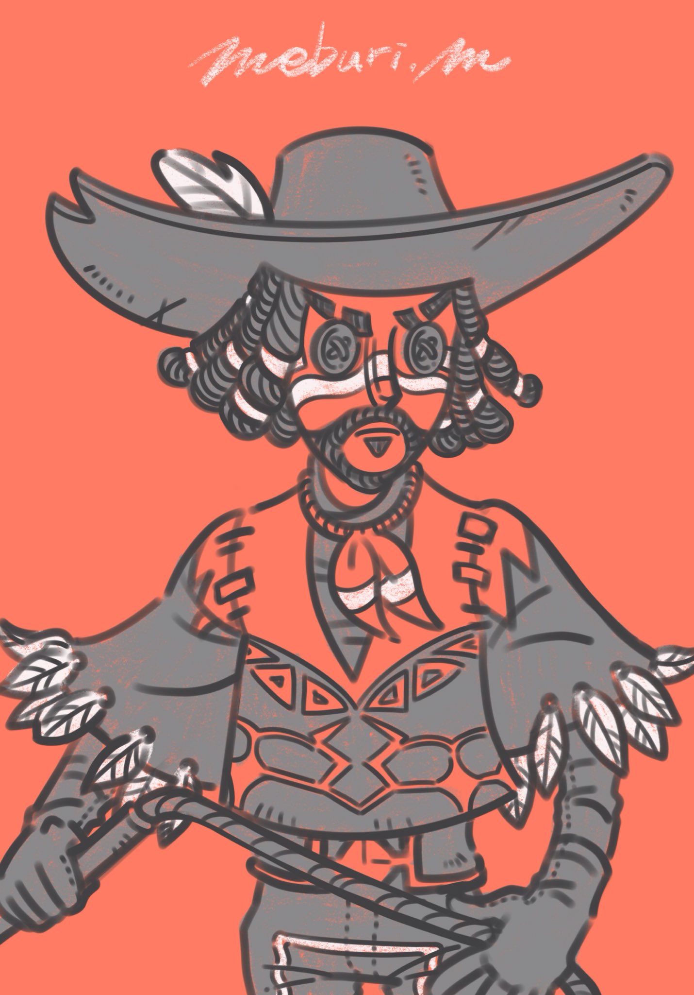 益荒めぶり 初描きカウボーイ 宜しければ塗り絵してください 第5人格 Identityv カウボーイ カヴィン アユソ 第5人格イラスト 線画 Identityvイラスト T Co Zqnvjxss8e Twitter