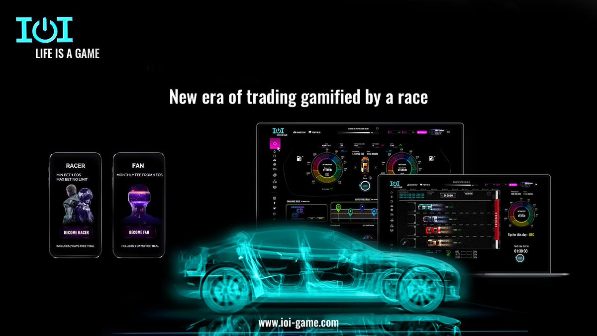 IOIToken's tweet image. What is IOI?
IOI is a smart #application for everyday use that is combining 4 great ideas in one: #Trading, #Tracking, #Gaming, and #Gambling
Your trading experience will never be the same after IOI!
medium.com/@ioigamesoluti…
#portfolio #race #investment #cryptocurrency #blockchain