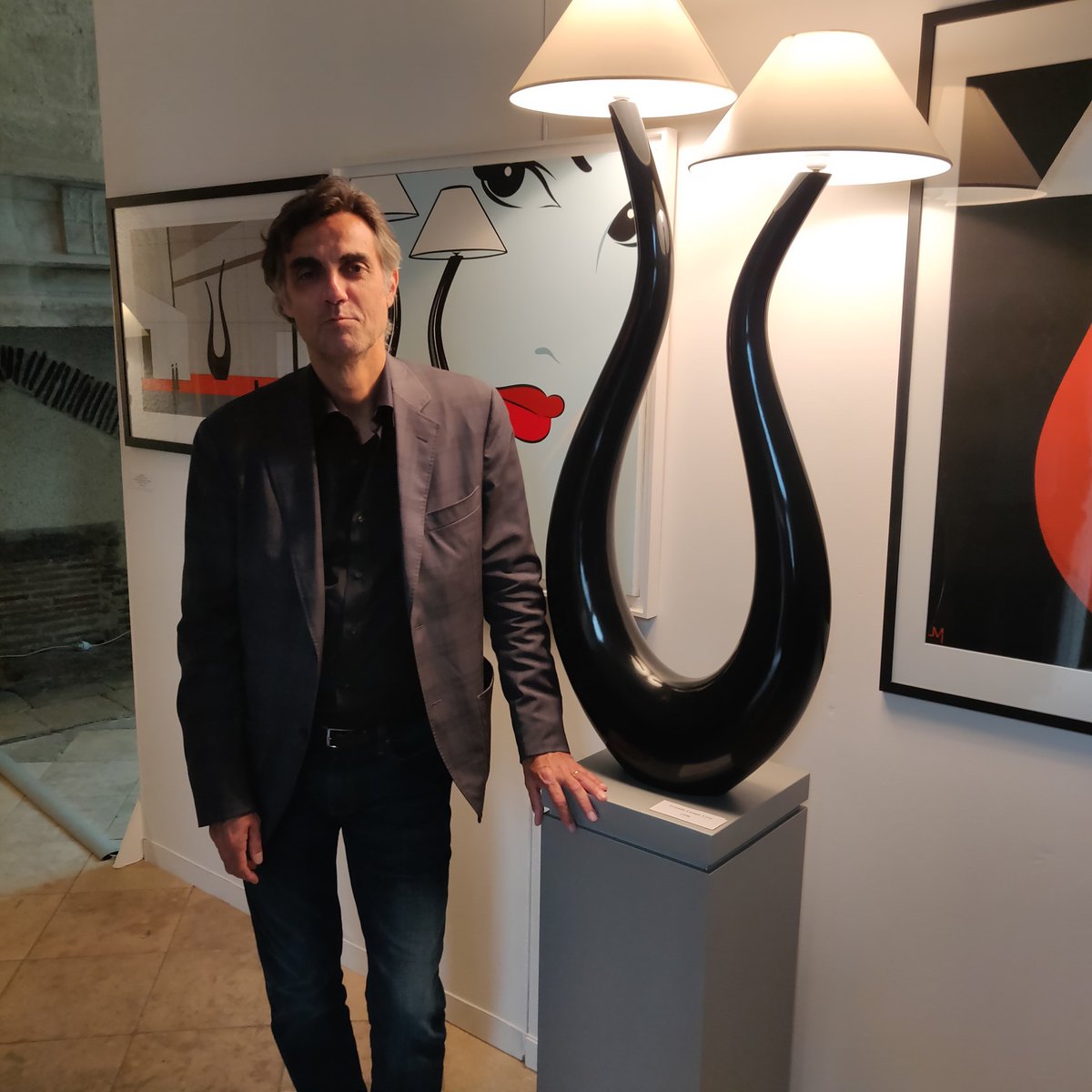 Présentation de l'exposition Vega Alpha Lyrae avec Philippe Cuny au château Henri IV