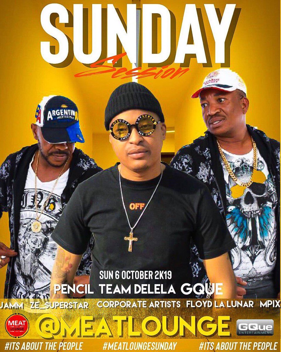 Meat_Lounge's tweet photo. Sunday Session at your favorite lounge, this week we have good vibes,music and delicious food for your enjoyment. Join us for the time of your life, let’s Meat 
#meatlounge #meatloungesundays #meatloungesunninghill #itsaboutthepeople #sunday https://t.co/fqnuvjOQl9