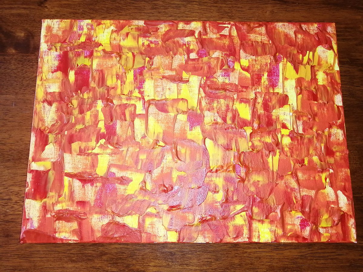 Shanoya30151199's tweet photo. Painting #4 texture acrylic painting using cardboard on canvas!! #acrylicpainting #abstract #art #canvas #simpletechnique #cardboard #newartist https://t.co/1YYay0TQ7b