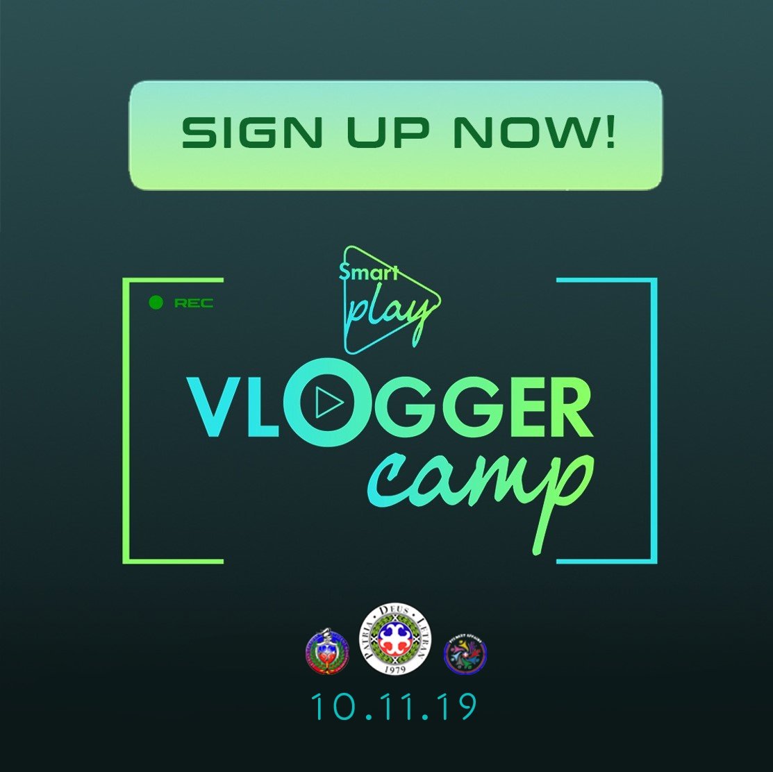 LetranCalambaSG's tweet photo. Be part of the upcoming Vlogger's Camp 2019
This event is open to all. Just load GigaSurf99 or GigaSurf149 from our official load retailer at the ticket booth tomorrow until October 9, 2019 only!
See you at Letran Calamba Gymnasium
#LetranCalamba
#SmartPlay
#VloggerCamp2019 https://t.co/cLMkekUTqp