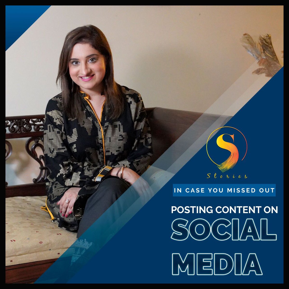 SophiyAnjam's tweet photo. Have you seen the latest episode of The "S" Stories? In case you haven't, you can watch it here: https://t.co/Q2YWz1UVv8
We're talking about #PostingContent on the #SocialMedia & sharing some of the points that we should consider before doing it 💻
#SophiyAnjam #TheSStories https://t.co/fel6D1MdT7