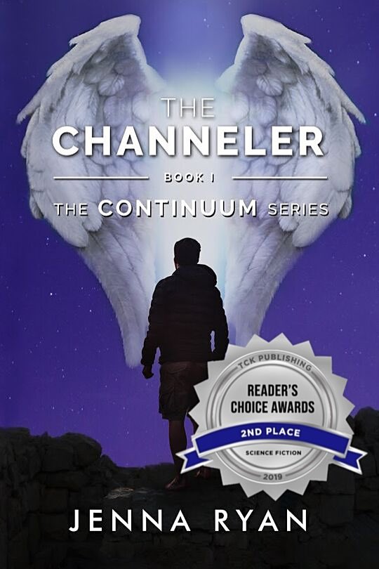 jennaryanink's tweet photo. THANK YOU TO EVERYONE WHO VOTED! My novel #TheChanneler won second place in the #scifi category for the 2019 #ReadersChoiceAward! So proud to display this silver badge ๐๐ฅ๐๐ Hereโs to 2020 and the upcoming second installment of #TheContinuumSeries ๐ https://t.co/nhrylX70sf