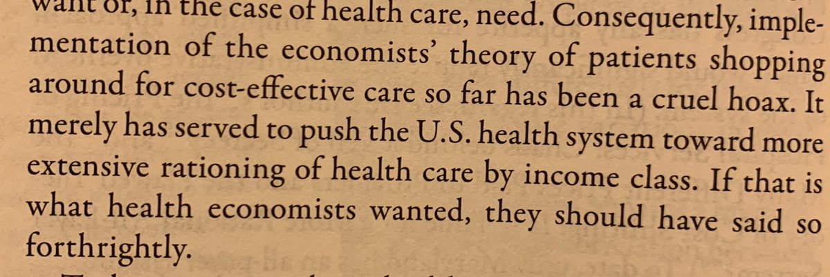vmontori's tweet photo. I am finding the late Uwe Reinhardt’s book #PricedOut a very clear and helpful analysis of health economics and policy ethics. Lots of points of resonance for me. @patientrev Example: https://t.co/MVDat3bmcO
