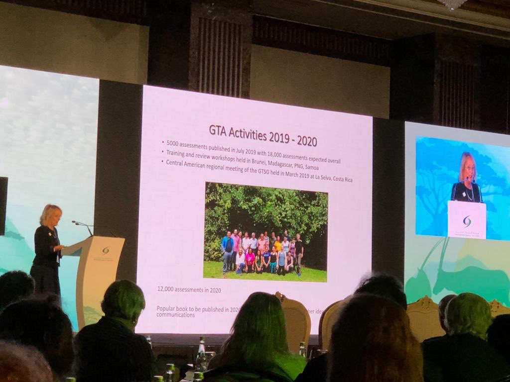 s_alvarezclare's tweet photo. A little birdie told me @sarabotanical did an amazing job as keynote at #SSCLeadersMeeting2019 - and our #GlobalTrees group Mesoamérica even made the slide show- @GTA_GTSG https://t.co/HPanUB2XFD