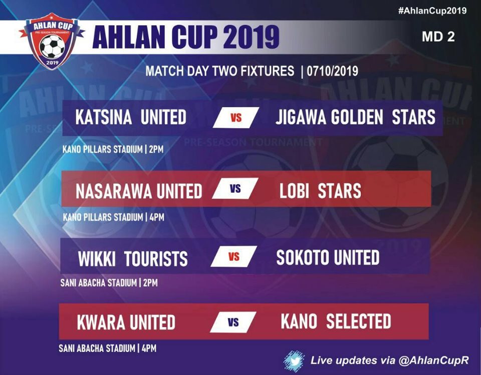 JigawaGSFC's tweet photo. @AhlancupR #AhlanCup2019 We face our regional rivals .@fckatsinaunited in the first game of the matchday 2 .@thenff .@felele247 .@My_TeamFC https://t.co/QLQm0iuQ6N