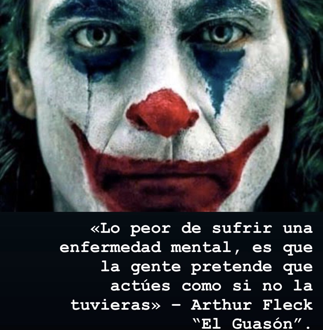 omarolverah's tweet photo. El Guasón de Phoenix es un filme brutal, que explora la decadencia colectiva, y construye — a través de una magistral actuaci��n — a uno de los personajes más complejos en la historia del cine. #JokerFilm https://t.co/0fZa0JVkZg