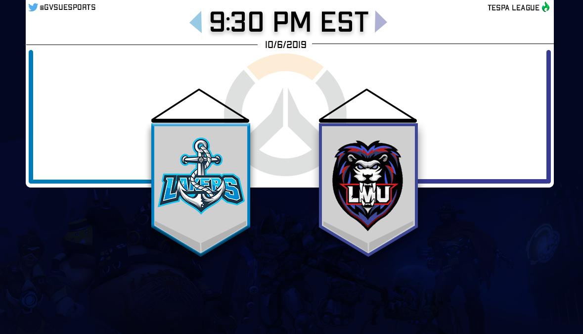 GVSUesportsClub's tweet photo. #GVOW Blue and White start their Tespa season tonight with an incredible season opener - Lakers against Lakers! That's right, Blue and White will be facing off against each other tonight! #GVCS White continues in ESEA while #GVRL Blue returns to #CRL19. #AnchorUp https://t.co/u4wWcOLNzI