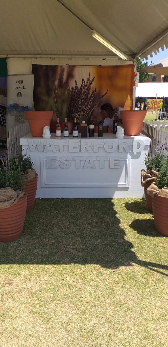Waterford Estate in Joburg, we look for forward to sharing our wines with you today <a href="/StellWineFest/">Stellenbosch Wine Festival</a> #WaterfordEstate #WaterfordWine #WaterfordWay #Wine #VisitStellenbosch #Joburg