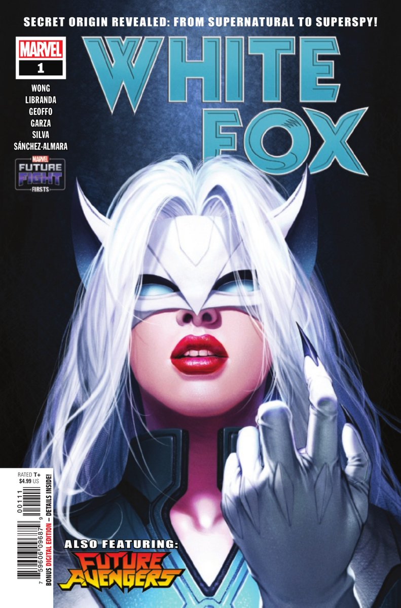 TheBigBang_'s tweet photo. Out this #NCBD!

FUTURE FIGHT FIRSTS: WHITE FOX #1!

By @crashwong, @KevinLibranda, @Geoffoarto, @IsraelSilvaArt, @JoeSabino, #AdamDelRe, #LindseyCohick, @TommyGWrites and @MarkPaniccia 

Cover by @inhyuklee https://t.co/MMqJZNwD27
