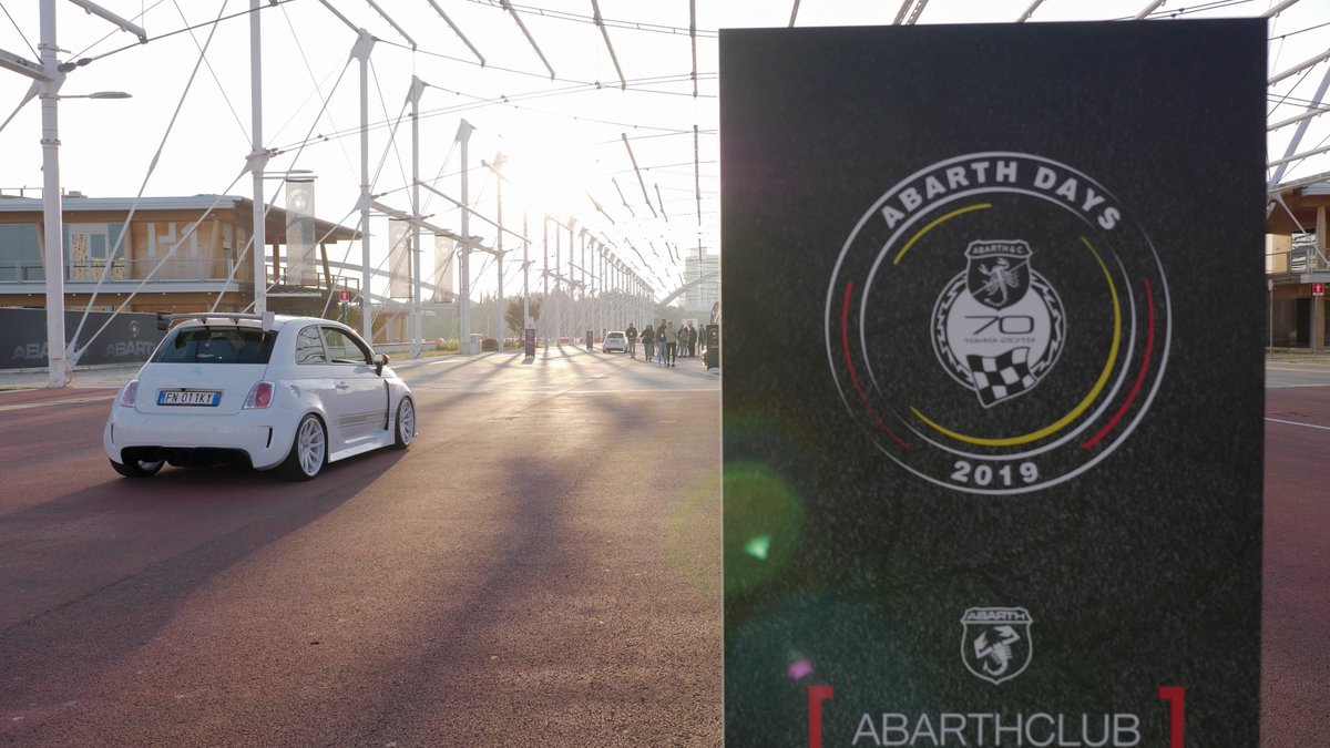 TeamAbarth's tweet image. The weekend? Abarthisti do it better. And ours has just begun. 😎 
#AbarthDays2019 #Abarth #Abarth70Anniversario