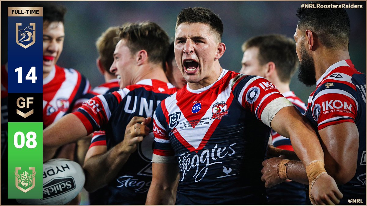 BACK TO BACK! 🐔

#NRLGF