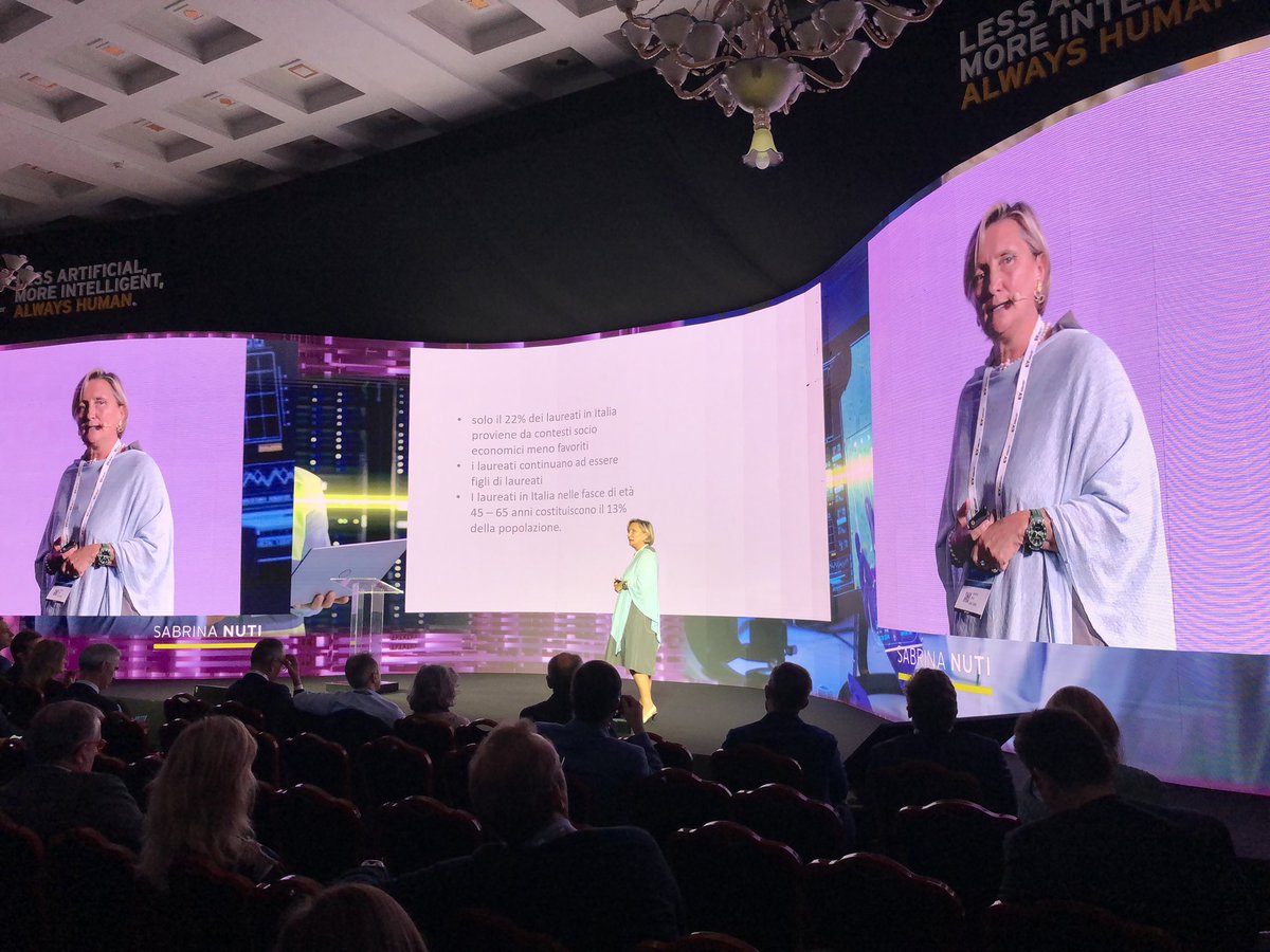 Con il progetto mobilità sociale abbiamo creato una task force che individua ragazzi di talento nelle aree disagiate del nostro Paese Sabina Nuti <a href="/ScuolaSantAnna/">ScuolaSantAnna</a> #EYCapri