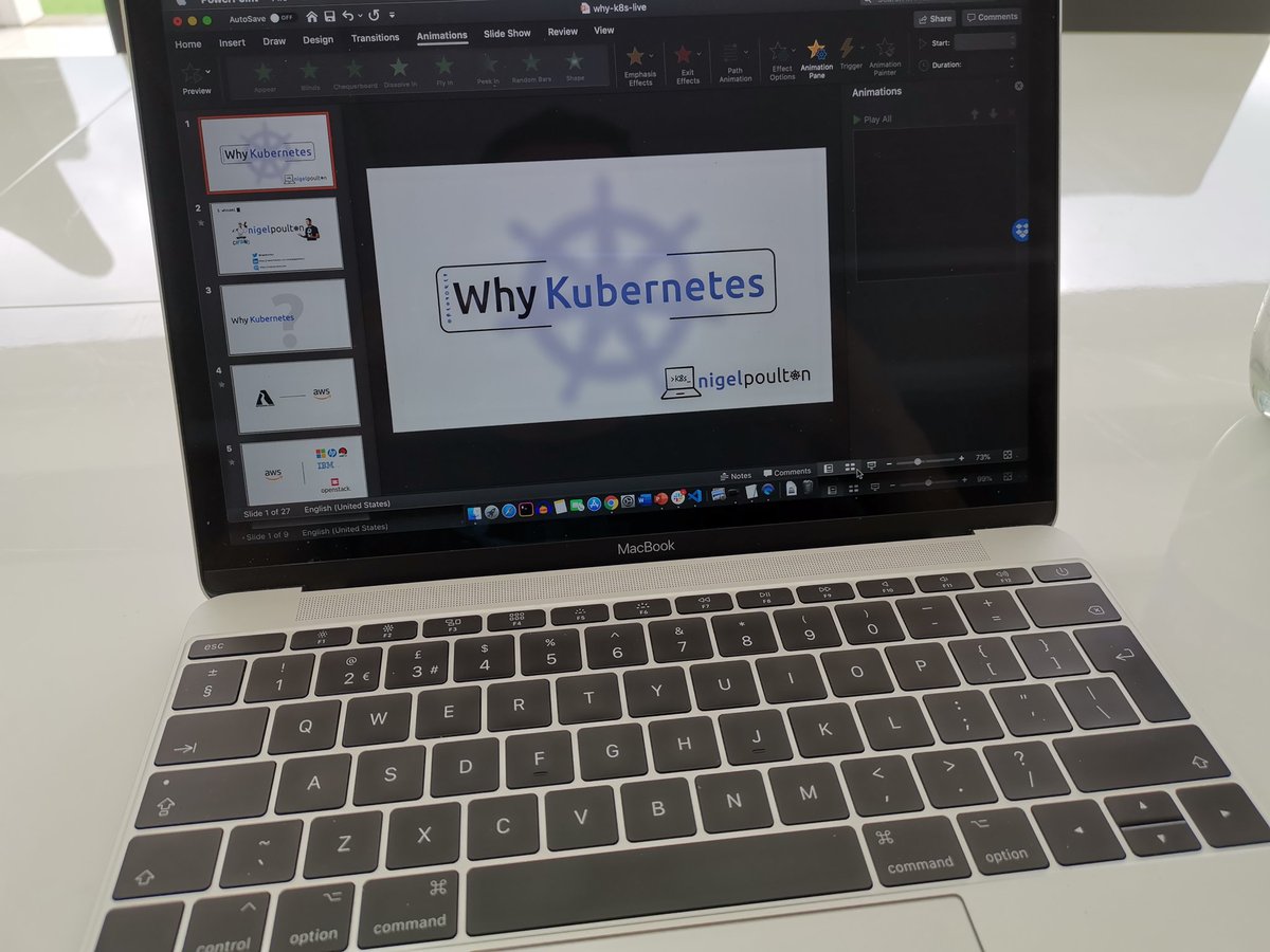 nigelpoulton's tweet image. Finishing off the slides for a &quot;Why Kubernetes&quot; presentation I&apos;m doing next week.

What #Kubernetes work is everyone else doing this weekend?

#kubernetesWeekends