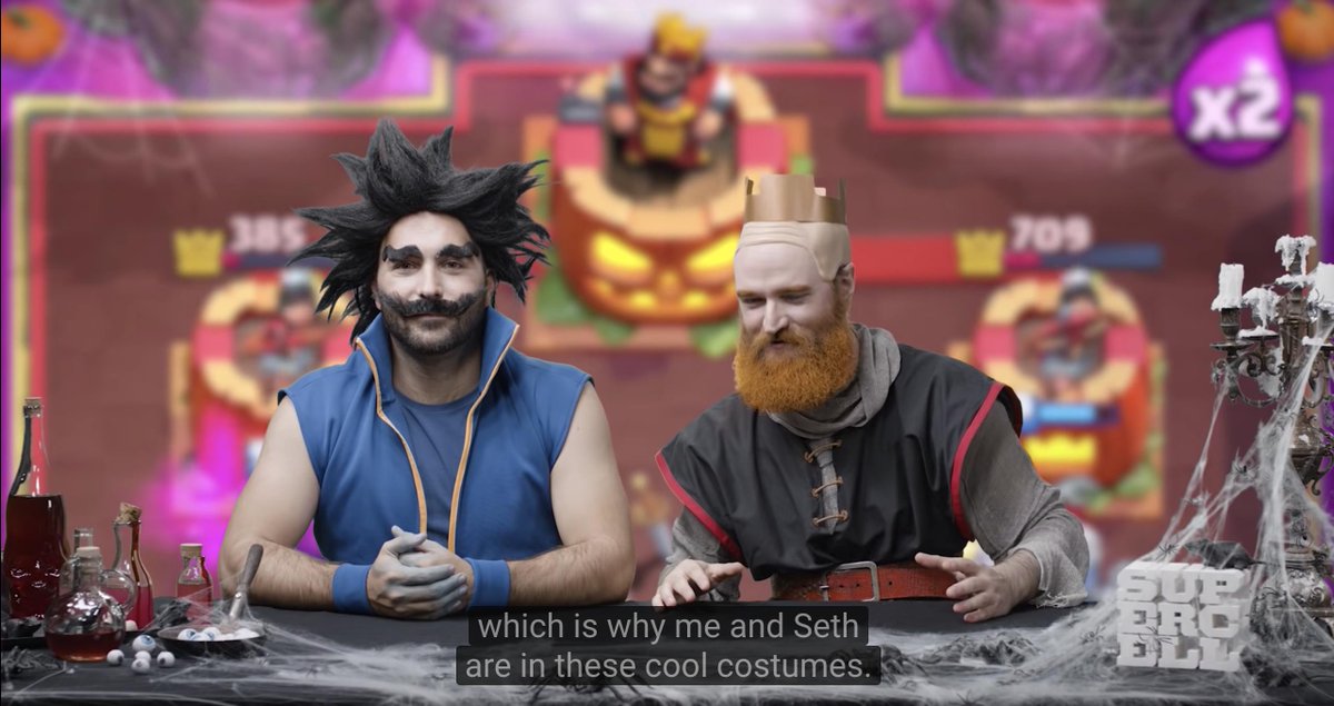 Hey <a href="/ClashRoyaleFR/">Clash Royale FR</a> Si vous m'envoyez la coiffure et la moustache je vous promet de faire 10 vidéos Clash Royale avec le déguisement