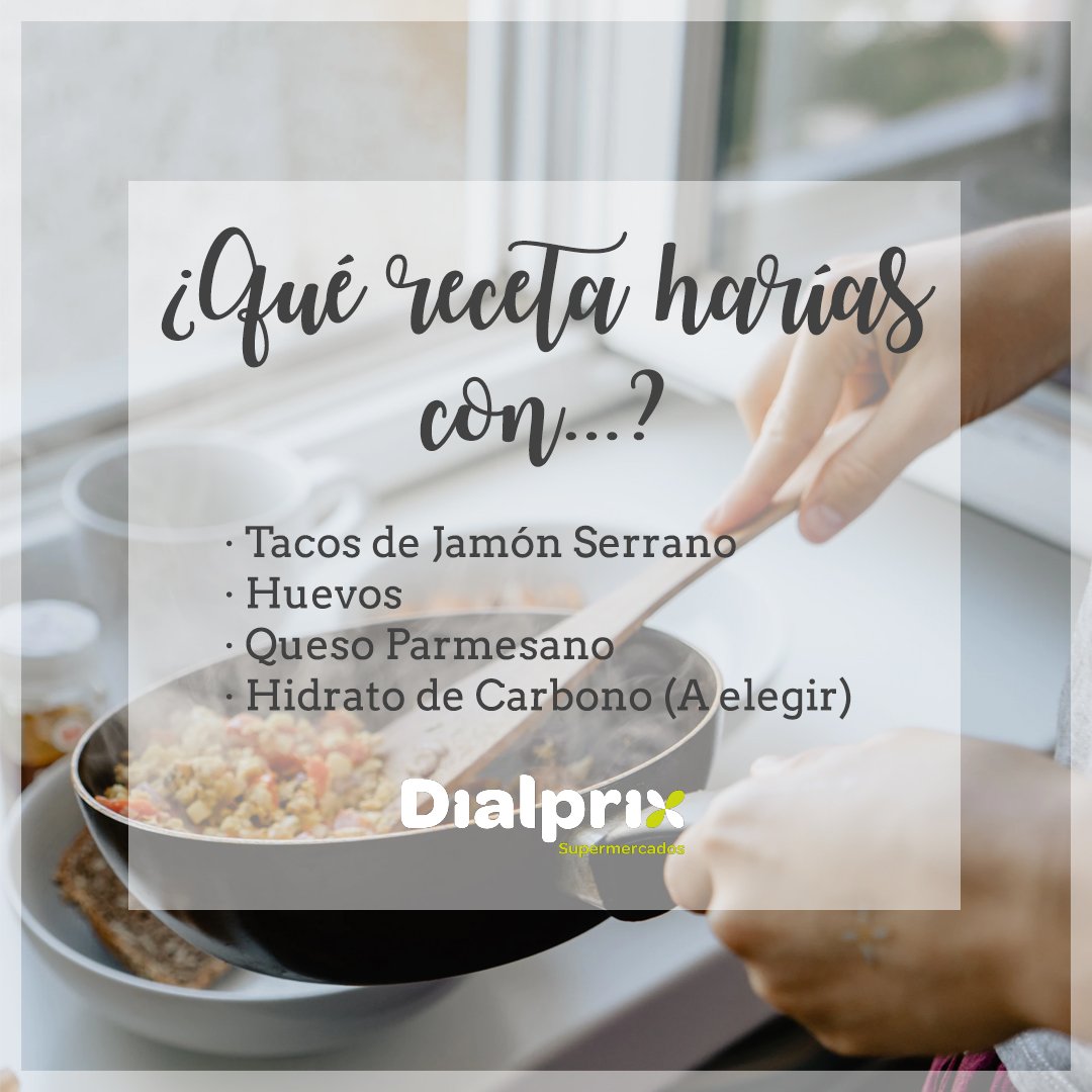 ¡A ver qué tal están esas mentes creativas!💡

¿Qué serías capaz de hacer con estos 4 ingredientes que te proponemos?🤔

#DialprixCanarias