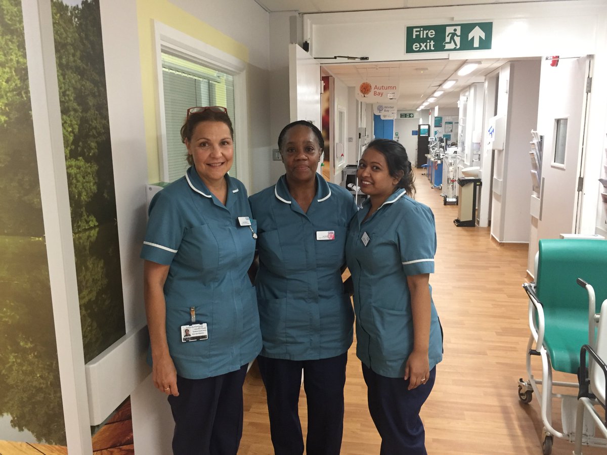 SWBHnhs's tweet photo. “There are quite a lot of things to get used to but it seems to be working. The #SWBUnity team have been helpful and we all work together if we have any problems – manager, matron, everybody’s great. We’re getting there.” - Ivy Daley (centre), HCA on D47 https://t.co/ywTM4EszvI