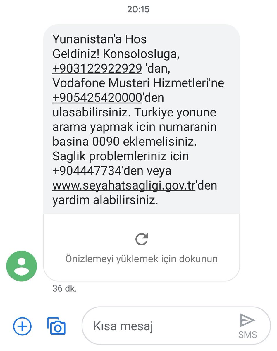 Haberim olmadan Yunanistan'a geçmişim :) <a href="/VodafoneTR/">Vodafone Türkiye</a>
