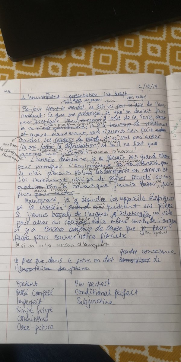 Started marking some y11 presentation hw, to find that her sister (in our y13 Fr class) has been helping her and correcting her work! Such a proud teacher moment!
Thank you, Maisie for taking the time to help Xena!
<a href="/6thBfs/">BFS 6th Form</a> <a href="/bristol_free/">Bristol Free School</a>
#FrenchGCSE
#sistershelpingwithhomework