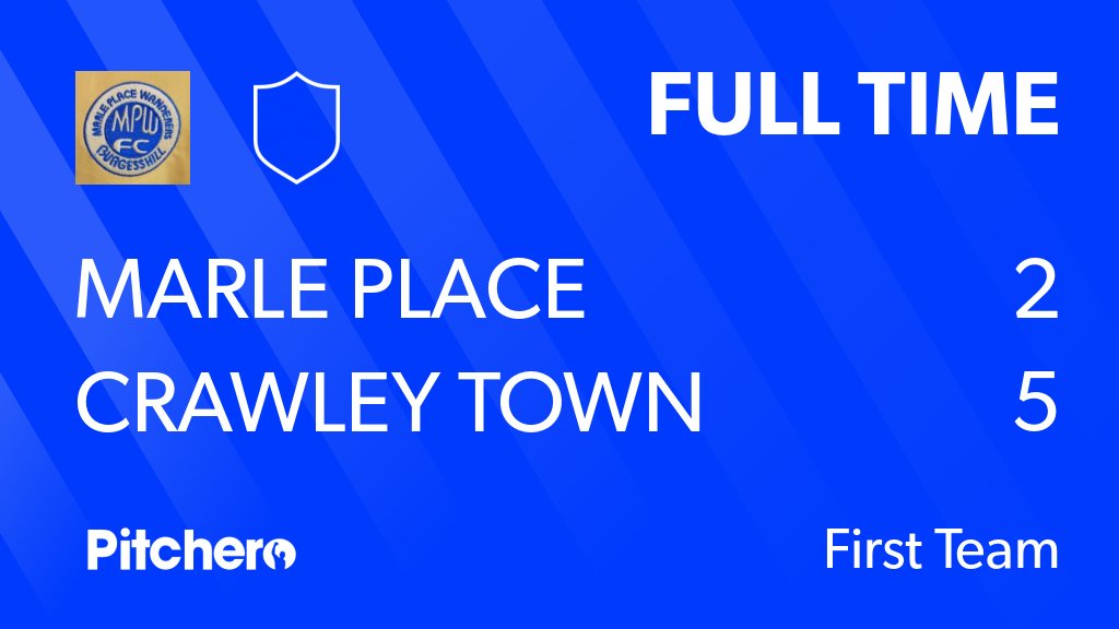 marleplacefc's tweet photo. FULL TIME: Marle Place 2 - 5 Crawley Town Gatwick Youth
#MARCRA #Pitchero
https://t.co/vrmgC02P3O https://t.co/lyJSAjJYrd