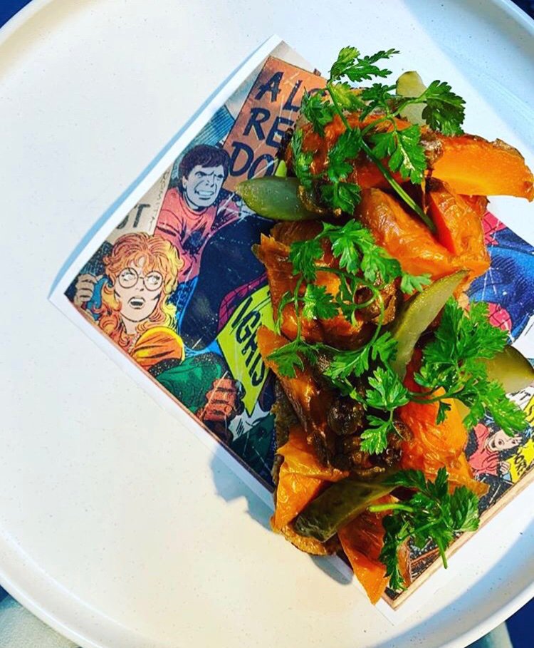 Carrot gravalax en sourdough 👌🏽💯