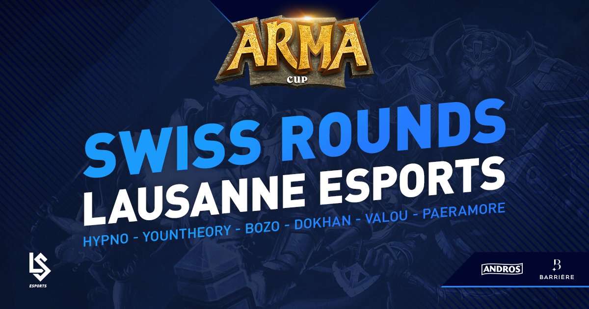 lausanneesports's tweet photo. BOZO PASSE DANS LE TOP8 ! 💥
@eLSBozo : ✅✅✅❌✅✅ (3-1 vs Sialed)
@Dokhan_eLS : ❌✅✅❌✅❌ (0-3 vs @OsyrisHS)
@valou______ : ❌✅✅✅❌✅ (3-0 vs @KarateSwag_)
@Paeramore : ❌✅❌❌✅✅ (3-1 vs Bamboo)
🎮 #Hearthstone
🏆 #ArmaCup
#AllezLausanne #OneClickAhead https://t.co/nUfx3ScWEC