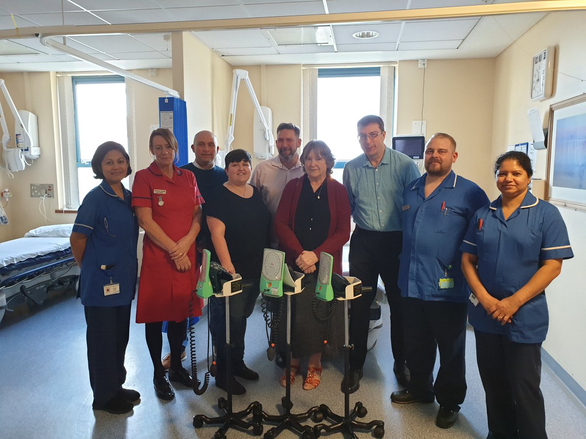 Ward 2 feel extremely privileged to have recieved these vital pieces of equipment which have been donated by the loving family of the late Mr David Kerr. 💙 The donation of this equipment will contribute to the care provided to our patients within cardiology.