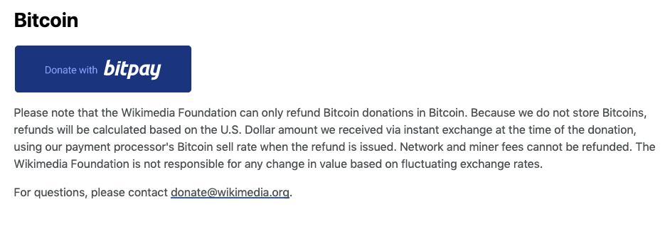 blackbeardXBT's tweet photo. Fun fact:

In 2010, Wikipedia deleted the #Bitcoin page calling it a scam.

Now, Wikipedia accepts #Bitcoin donations. https://t.co/jAkXfj92VA