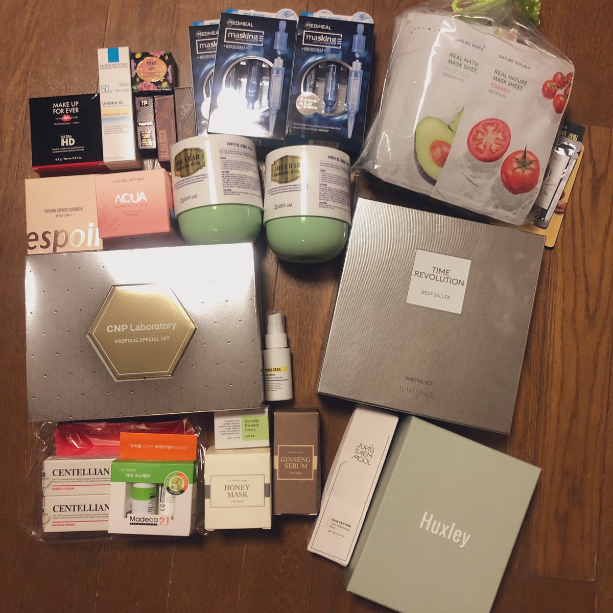 とち 秋 骨ウェ 顔エレガント 韓国購入品 韓国コスメ ロッテ免税店 新羅免税店 最後の最後に免税で頼んでいた分