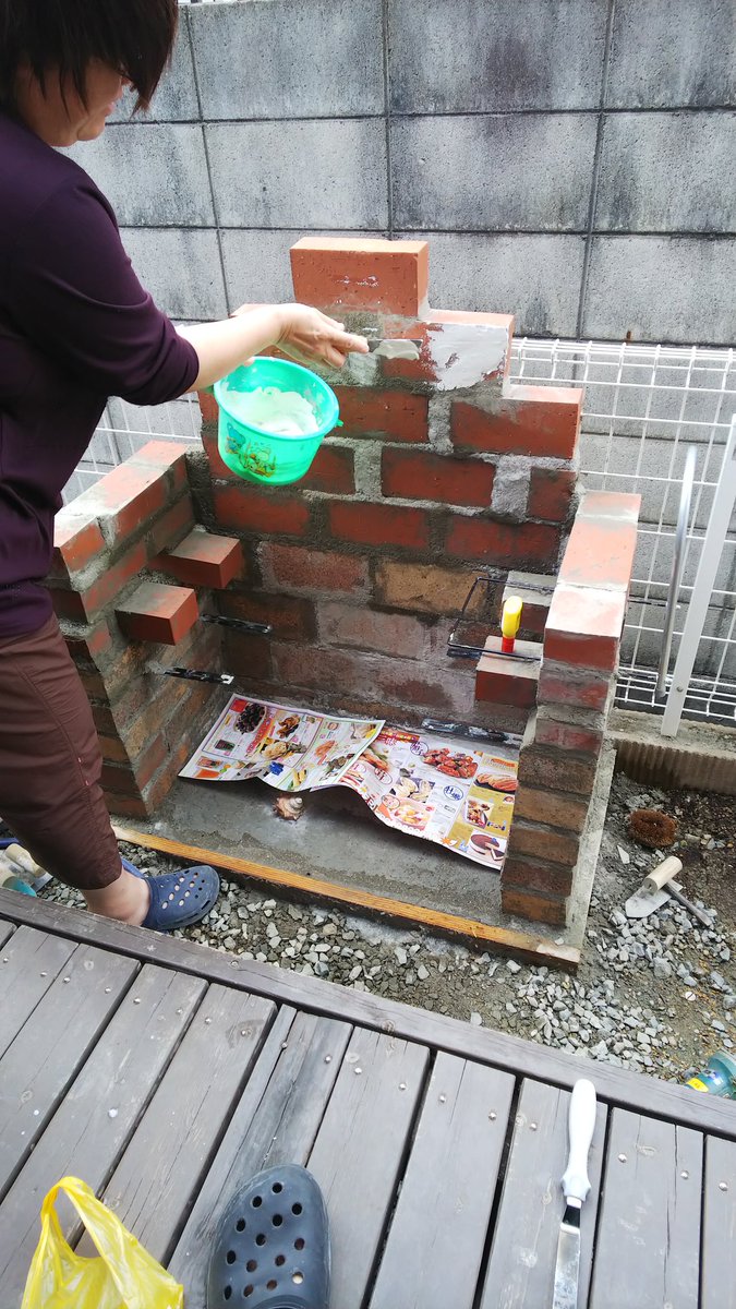 かまど作り かまど作り