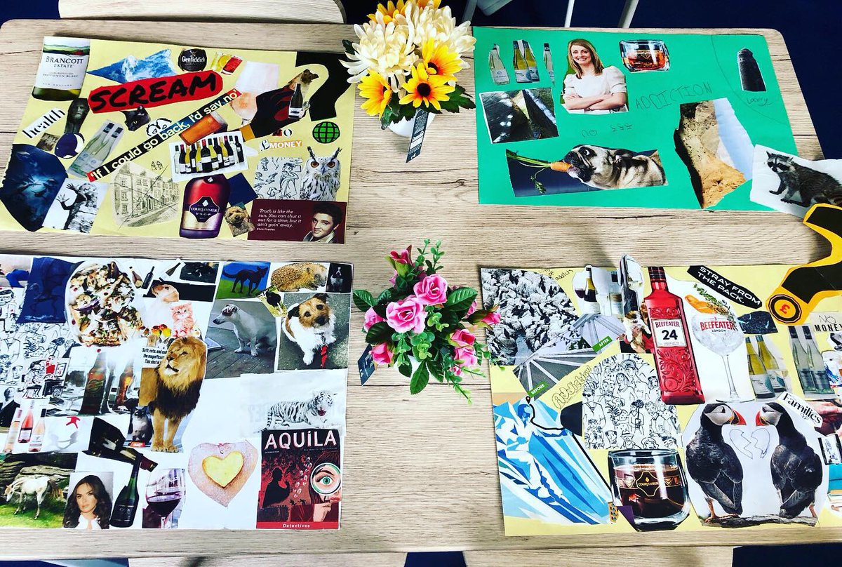 Silkworthgroup's tweet photo. Collages the children made in this mornings Silkworms support group #silkworms #childrenprogramme #childrenofaddiction #recovery #addiction #sobriety #soberlife #treatment #addictionrecovery #addictiontreatment #chemicaldependency #charity #silkworth #silkworthcharitygroup https://t.co/qgyacyELvO