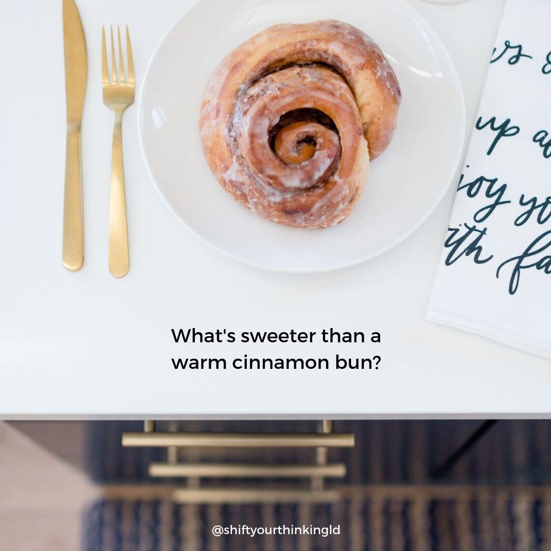 shftyourthink's tweet photo. You know what’s sweeter than eating a warm cinnamon bun on a Sunday morning? Our rain or shine live calls,of course! Our Members love this benefit of getting their questions answered along with our Monthly planning support. What questions do you have about our PMC? I’m all ears! https://t.co/5y2ZcvhyXt