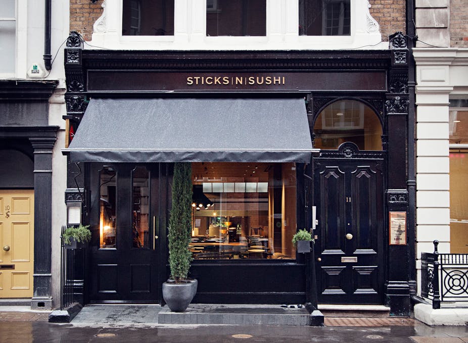 Sticks n Sushi are coming to Soho| Opening Wednesday 9 October

Sticks n Sushi been a growing success story in London with six restaurants here - and here comes their seventh, right in the heart of Soho. Expect the usual huge range of yakitori, sushi plates and more.