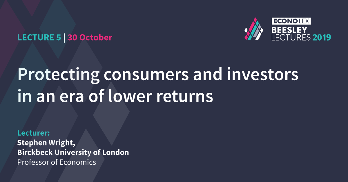 Econolex_'s tweet photo. Hear from Stephen Wright @BirkbeckUoL and Nigel Hawkins @HardmanandCo discuss protecting consumers &amp; investors in an era of lower returns.
To what extent is the way the WACC calculated effective? Over what time horizon should it be estimated? 
Find out > https://t.co/6HBD8Z4tqm https://t.co/PKN1UYYOu7