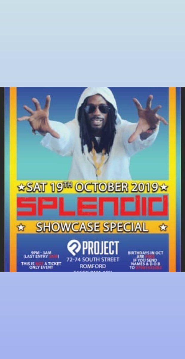 <a href="/Generallevy/">General levy</a> in town Saturday 19th October <a href="/ProjectRomford/">Project Romford</a> ticket's online via 
fatsoma.com/mobile/product…