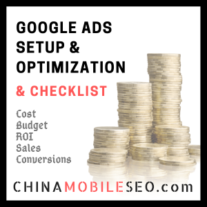 59 steps for Google Ads (AdWords) optimization: chinamobileseo.com/google-ads-adw… #googleads #google #adwords #googleadwords #ppc #paidsearch #sem #searchenginemarketing #searchmarketing