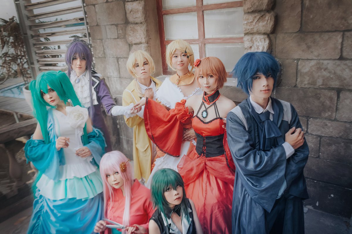 IzumiyaNagihiko's tweet photo. " 七つの罪と罰 "
--------------------
The cosplayer name in the comment ♡ ありがとう♡
@mothy_akuno
#Venomania #BanicaConchita #Riliane #Allen #Margarita #KayoSudou #Gallerian #NemsisSudou #Gakupo #Meiko #Rin #Len #Miku #Luka #Kaito #GUMI #ECVN #EvilliousChronicles https://t.co/Q5vUSHjqHO