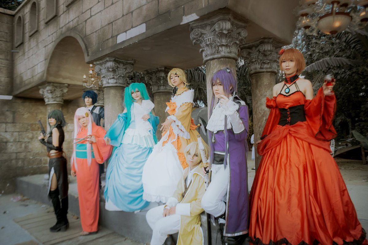 IzumiyaNagihiko's tweet photo. " 七つの罪と罰 "
--------------------
The cosplayer name in the comment ♡ ありがとう♡
@mothy_akuno
#Venomania #BanicaConchita #Riliane #Allen #Margarita #KayoSudou #Gallerian #NemsisSudou #Gakupo #Meiko #Rin #Len #Miku #Luka #Kaito #GUMI #ECVN #EvilliousChronicles https://t.co/Q5vUSHjqHO