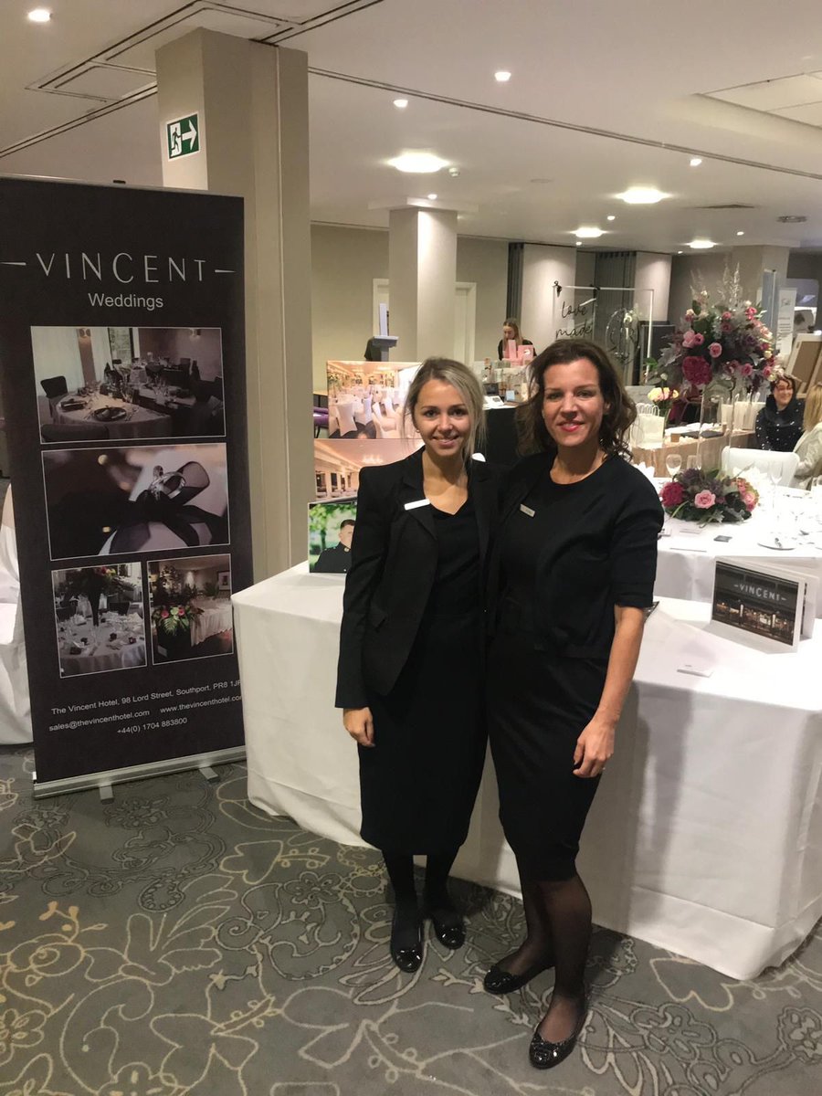 vincenthotel's tweet photo. You can still come and see us a Southport Wedding Festival this afternoon! Open until 3pm and it’s free entry 🎉🥂👰 https://t.co/RssD6zt6oL