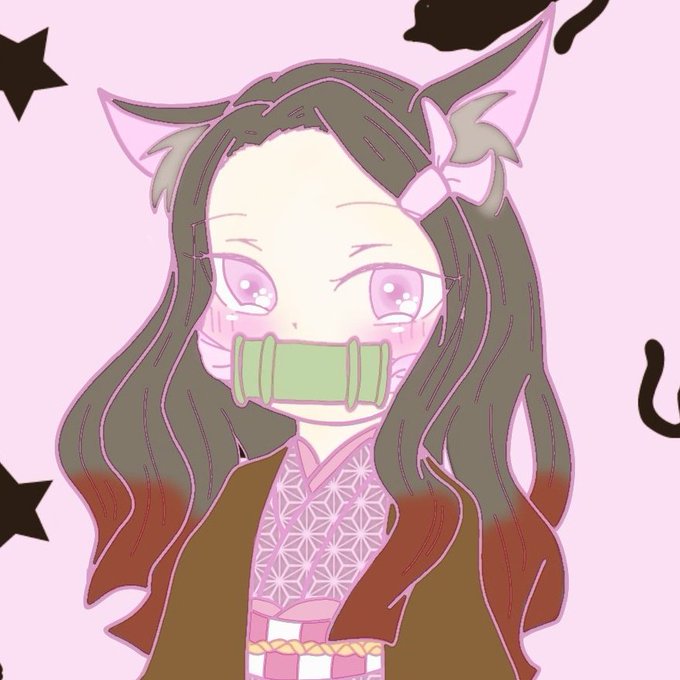 ナツキ 低浮上🙏さんがTwitterに投稿した竈門禰豆子(鬼滅の刃)のイラスト。