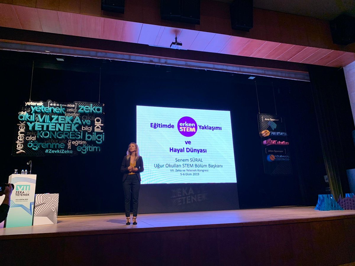 VII. Zeka ve Yetenek Kongresi kapsamında, Uğur Okulları STEM bölüm başkanı Senem SÜRAL’in gerçekleştirdiği “Eğitimde erkenSTEM Yaklaşımı ve Hayal Dünyası” konulu konuşması başladı!
#zevkizeka
#UğurluOlmak