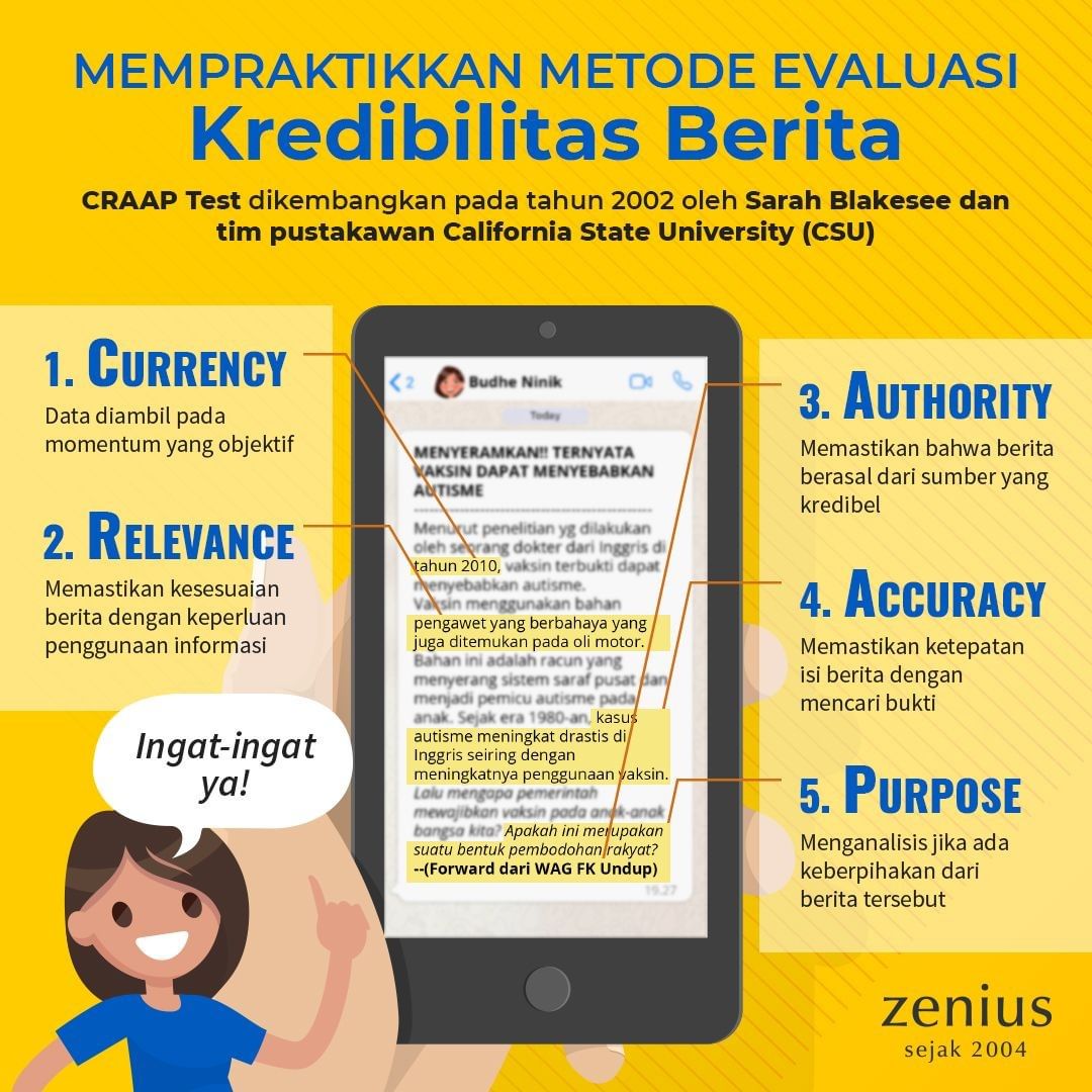 Zenius Twitterissa Di Era Informasi Seperti Sekarang Kita Mesti Invest Waktu Dan Tenaga Buat Verifikasi Kebenaran Suatu Berita Dan Menghindari Bias Bias Kognitif Kita