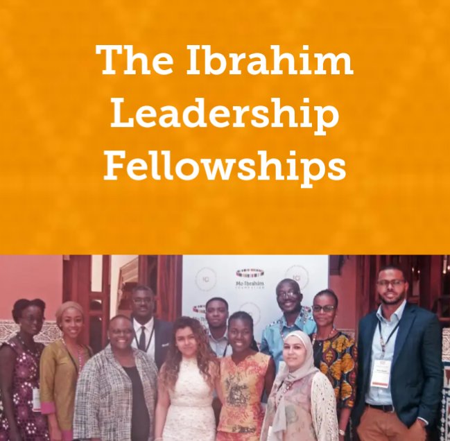 scholarshipsls's tweet image. #Lesotho scholars you are eligible to apply for the Mo Ibrahim Leadership Fellowship for Africans in Cote D’ivoire 2020

Deadline: October 14, 2019

mo.ibrahim.foundation/fellowships

#Scholarships2019