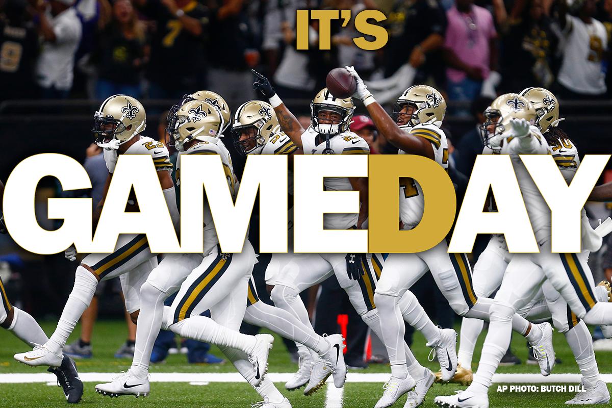 WWLTV's tweet image. Who Dat! Where will you be watching the game at noon kickoff? #Beon4